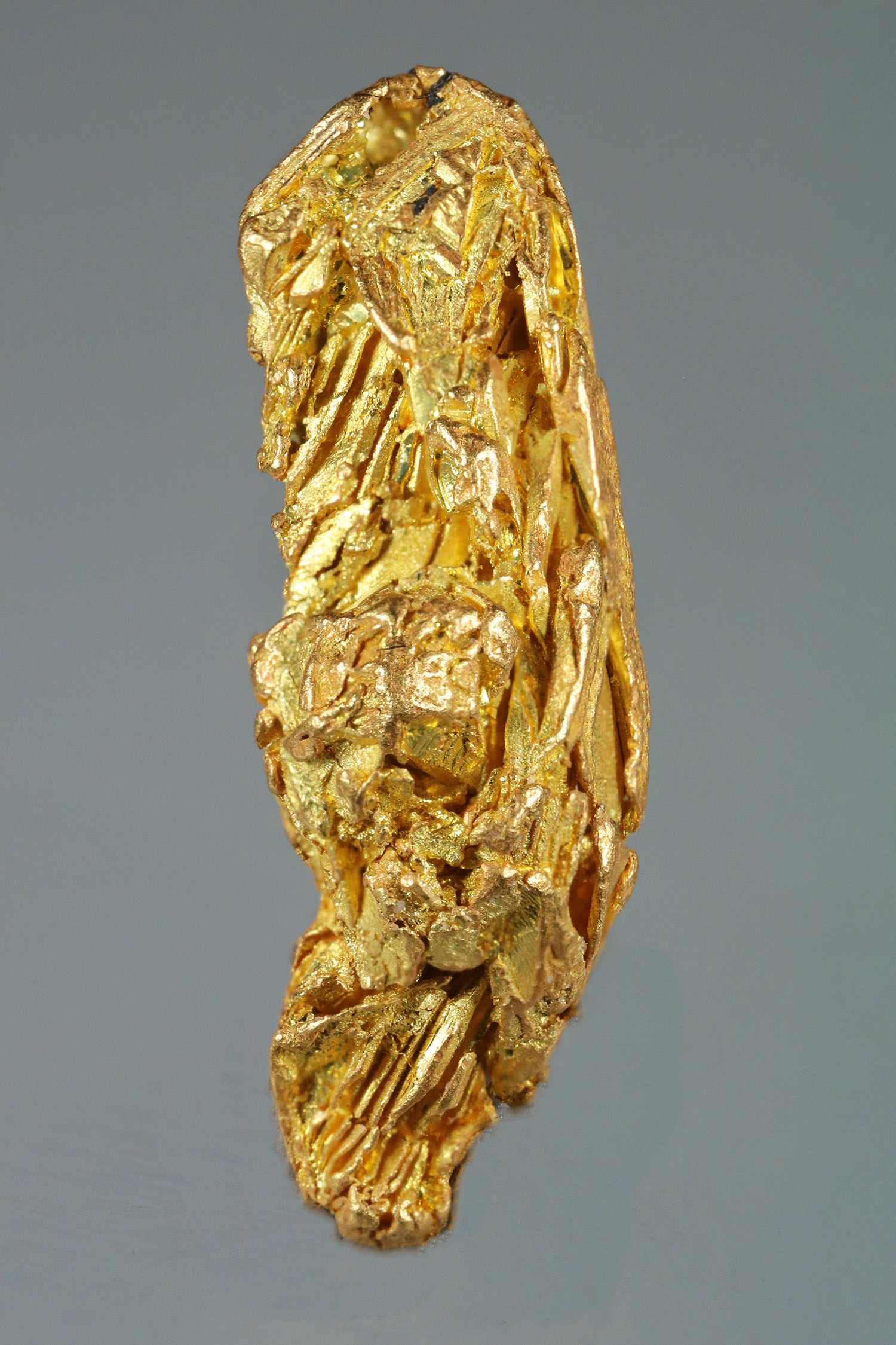 (image for) Very Rare Hoppered Gold Crystal from the Yukon