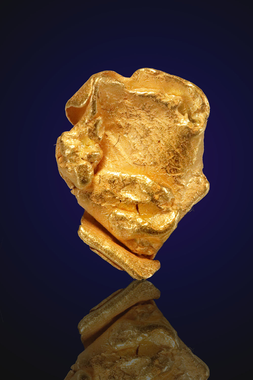 (image for) Unusual Folded Gold Specimen from Alaska