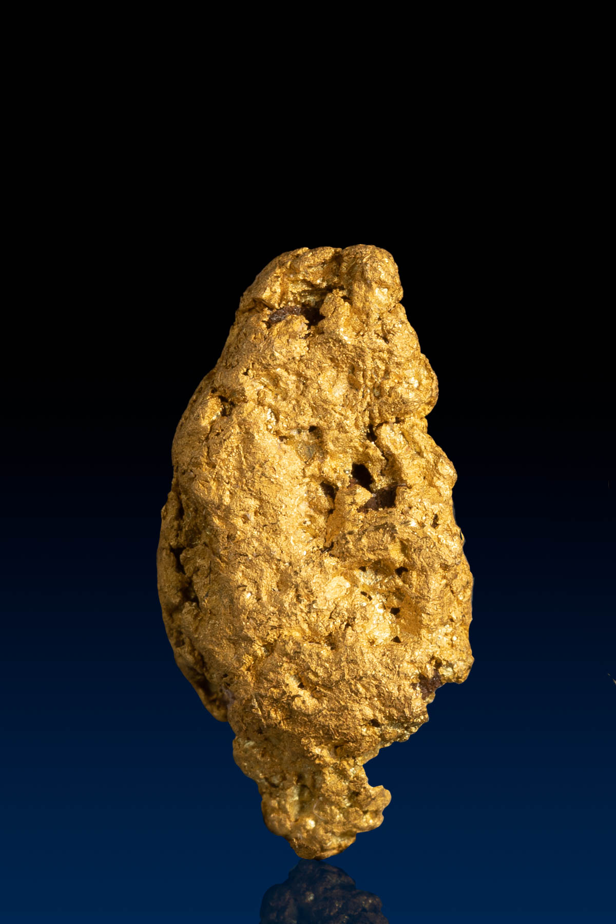 Long Flat Arizona Natural Gold Nugget - 2.65 grams