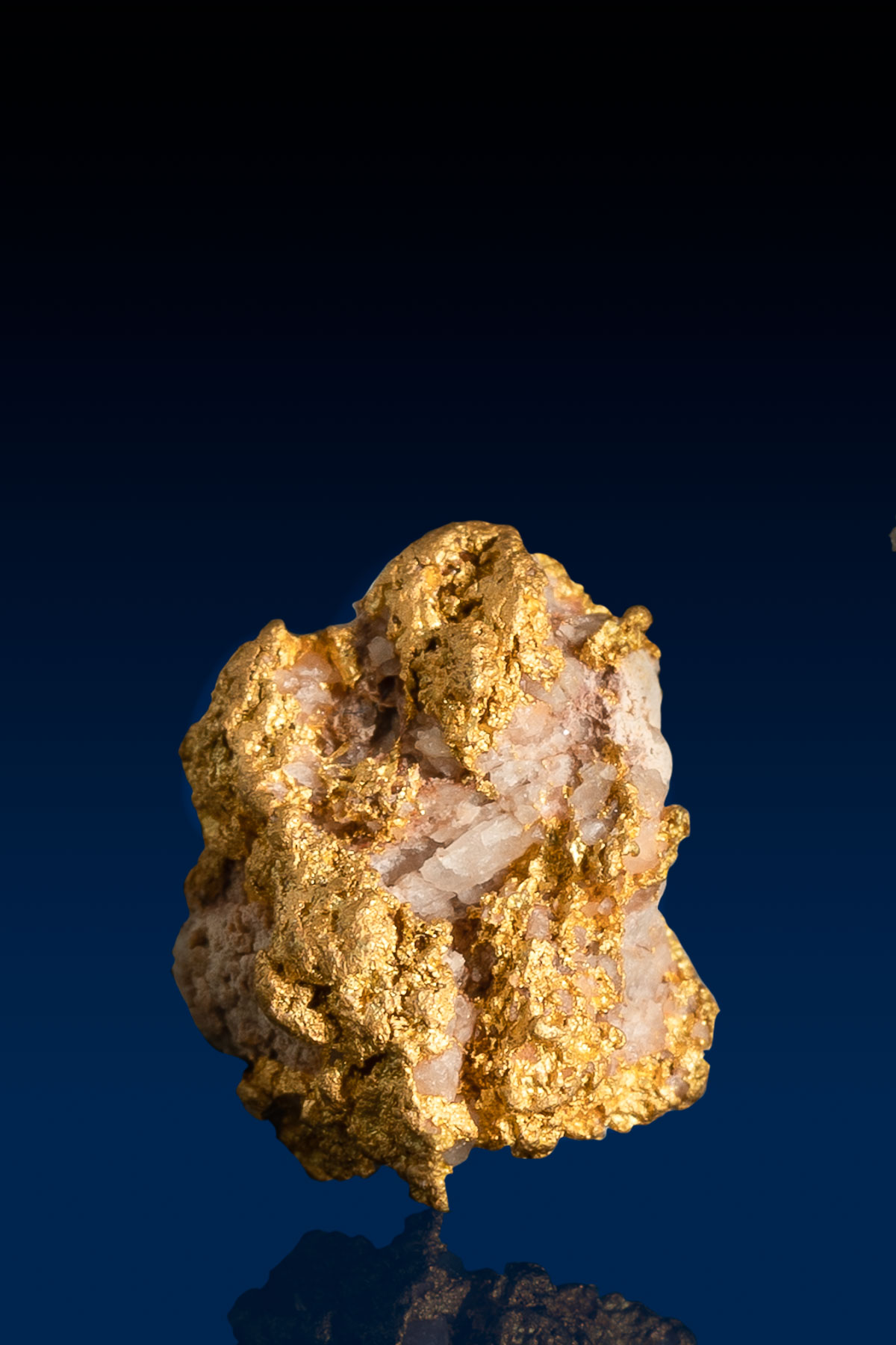 Round Rough Arizona Natural Gold Nugget - 1.22 grams