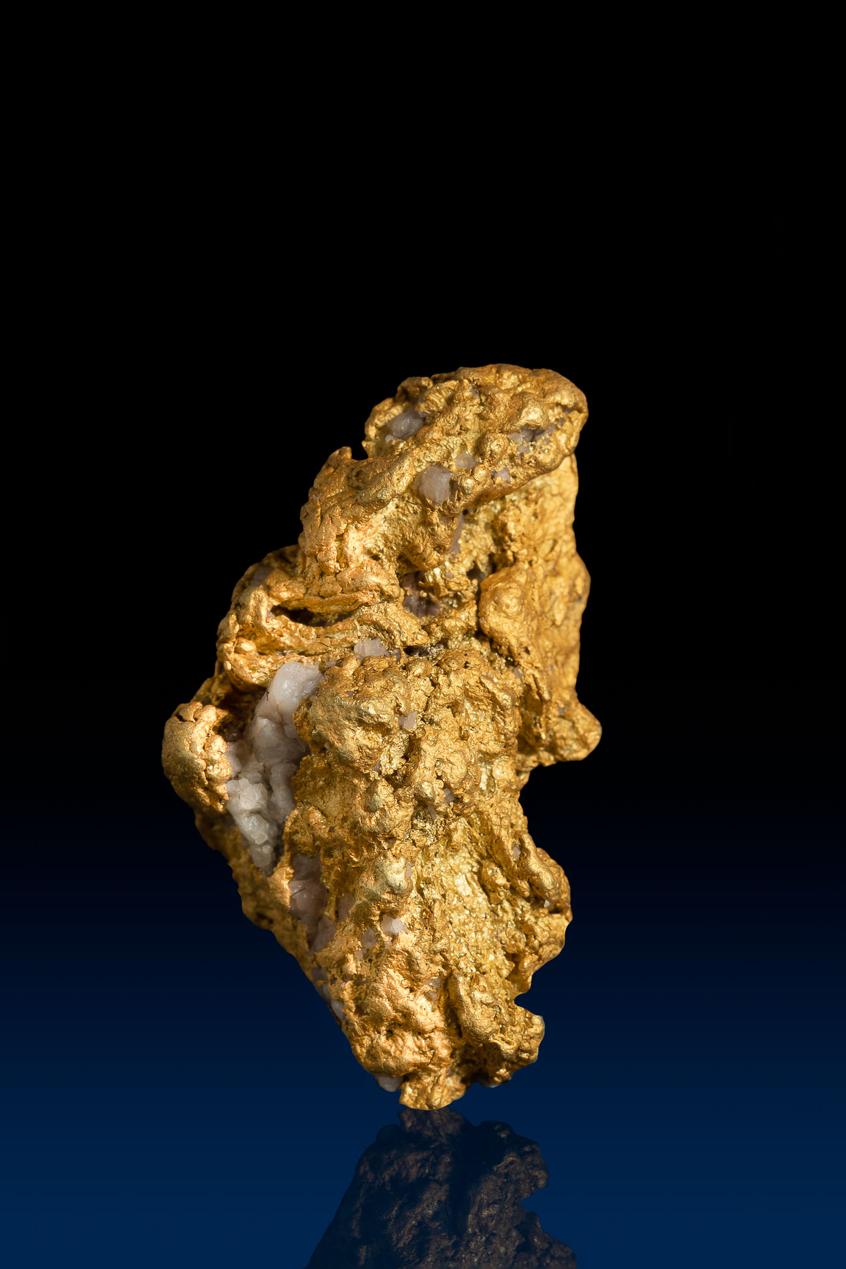 Standing Natural Gold Arizona Nugget - 8.49 grams - Click Image to Close