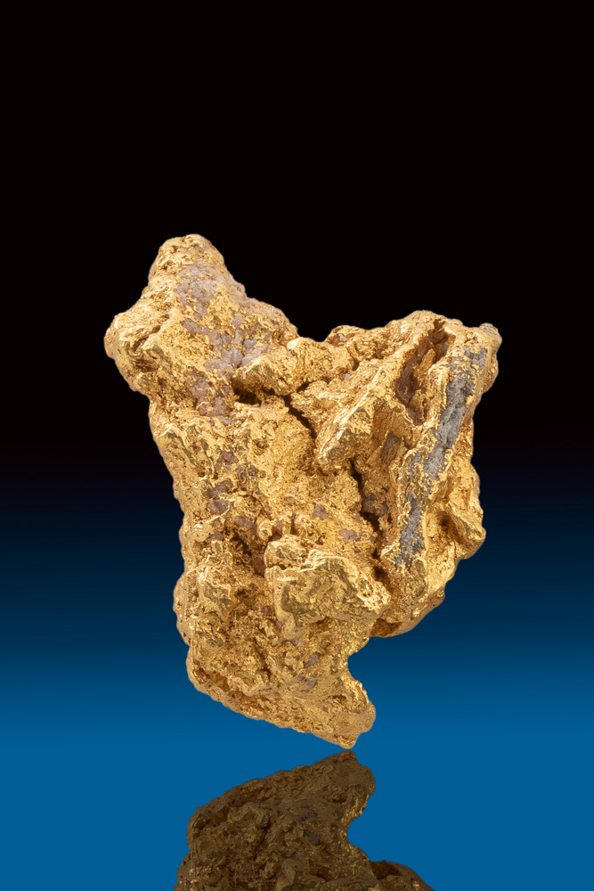 Brilliant Textured Natural Australian Gold Nugget 562.00 Natural