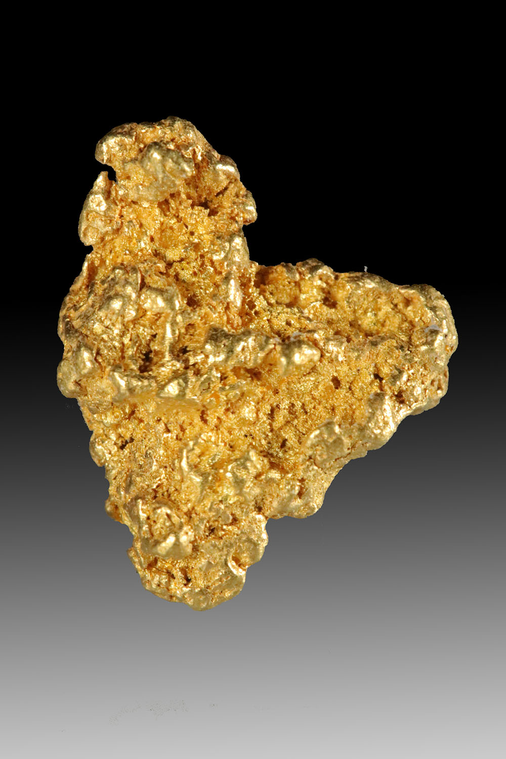 (image for) Sparkling and Unique "Triangle" Shaped Raw Gold Nugget