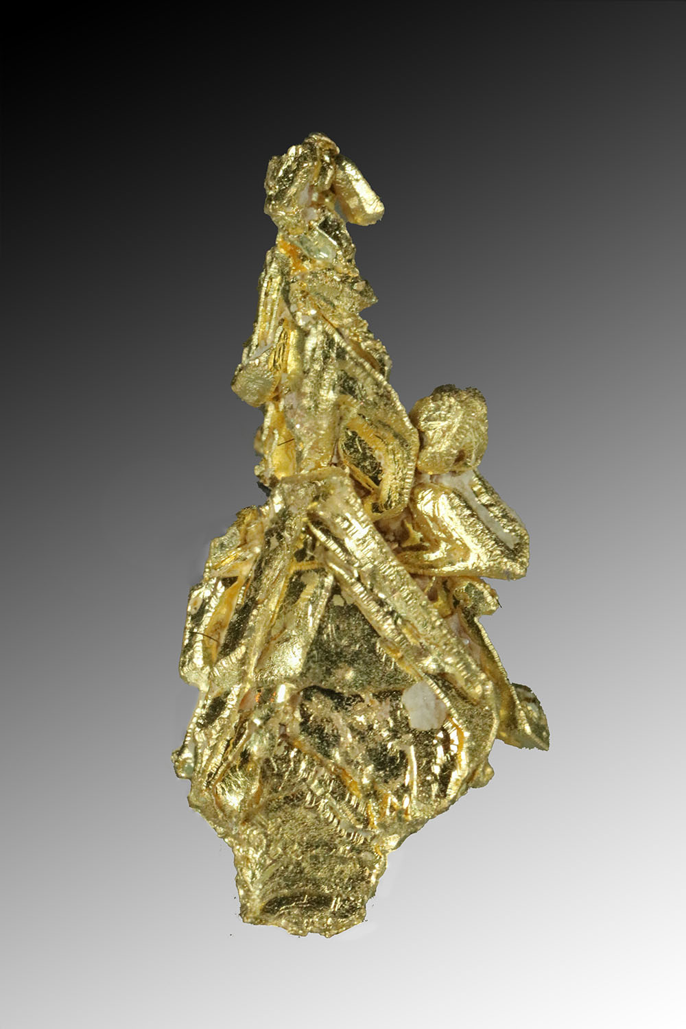 (image for) Faceted and Hoppered Trigon Gold Crystals - Brilliant
