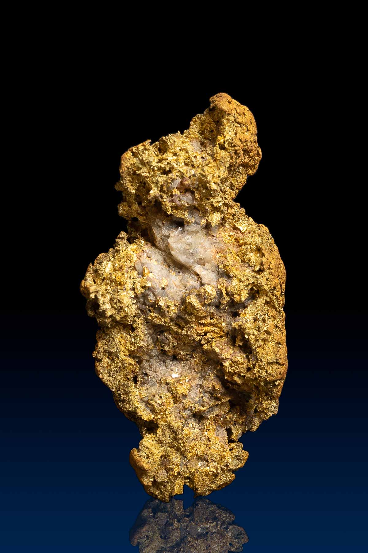 Large Crystalline Gold in Quartz Specimen - Pima County, AZ