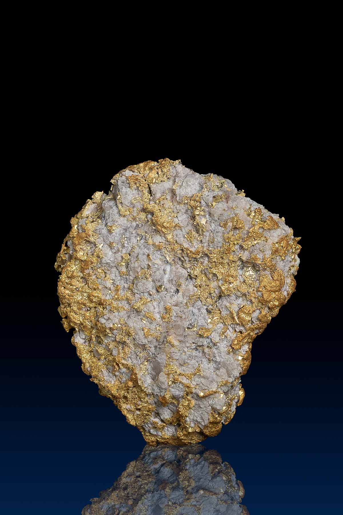 Unique and Rare Arizona Gold Nugget Specimen - Pima County