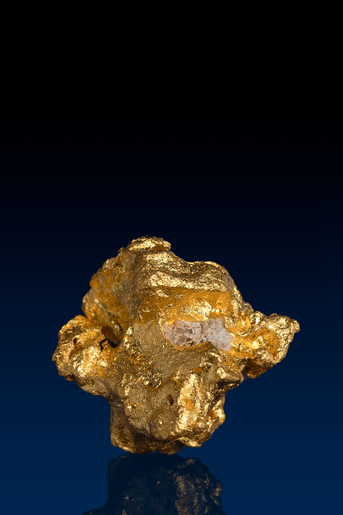Round Chunk Australian Natural Gold Nugget - 3.71 grams