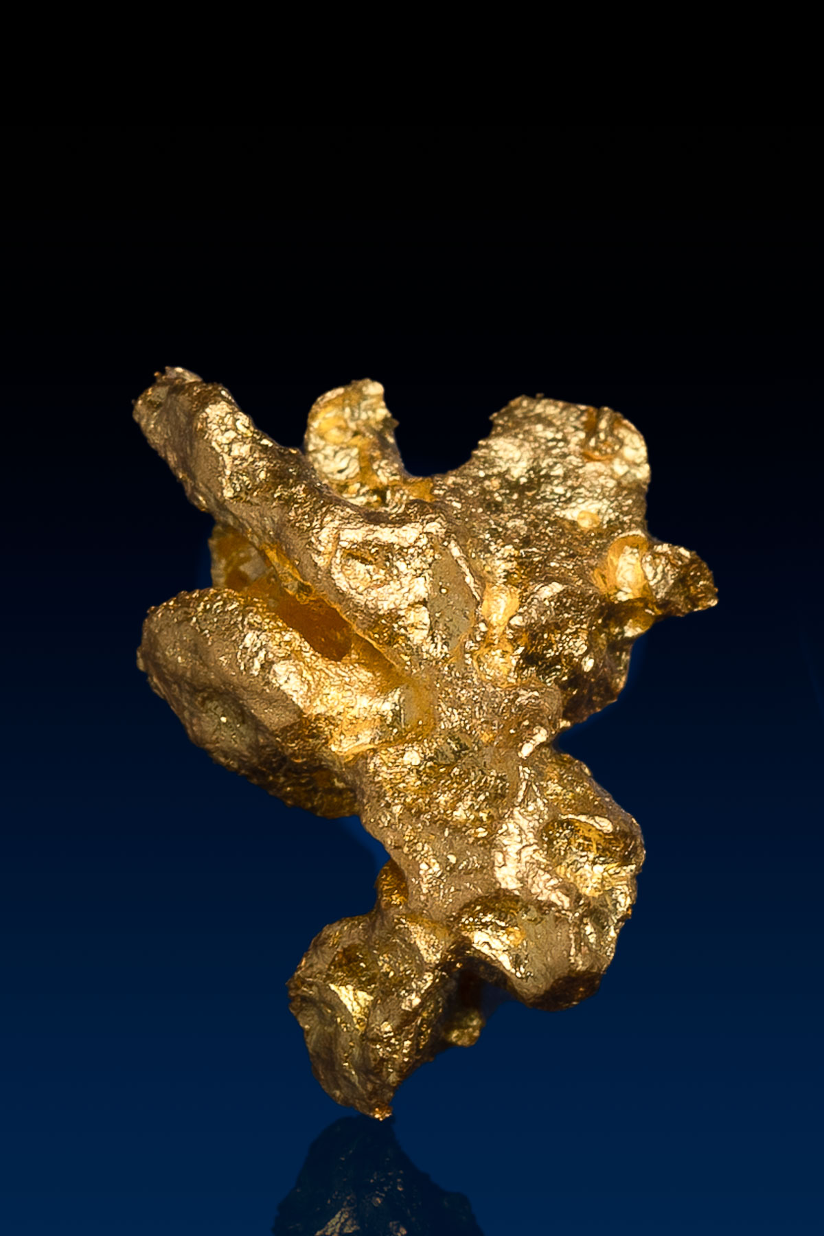 Fascinating Shaped Australian Natural Gold Nugget - 2.11 grams - Click Image to Close