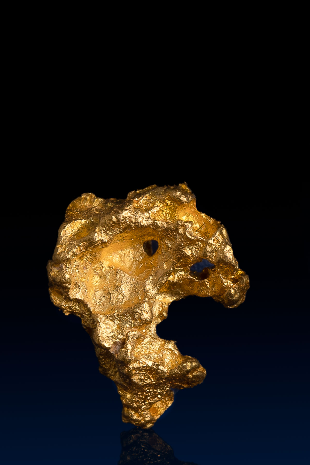Hooke Shaped Australian Natural Gold Nugget - 1.30 grams