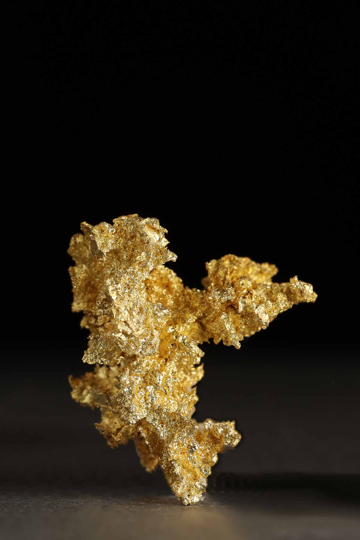 Thick and Well Formed Crystalline Gold Specimen - Oriental Mine