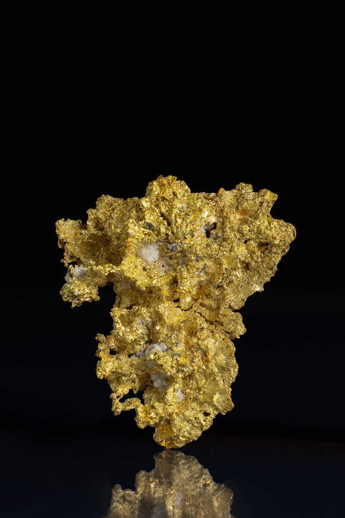 (image for) Brilliant Crystalline Gold Specimen - Allegheny District, CA