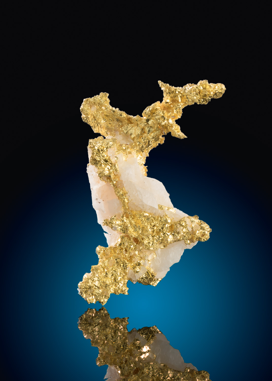 (image for) Magnificent Gold in Quartz - Colorado Quartz Gold Mine