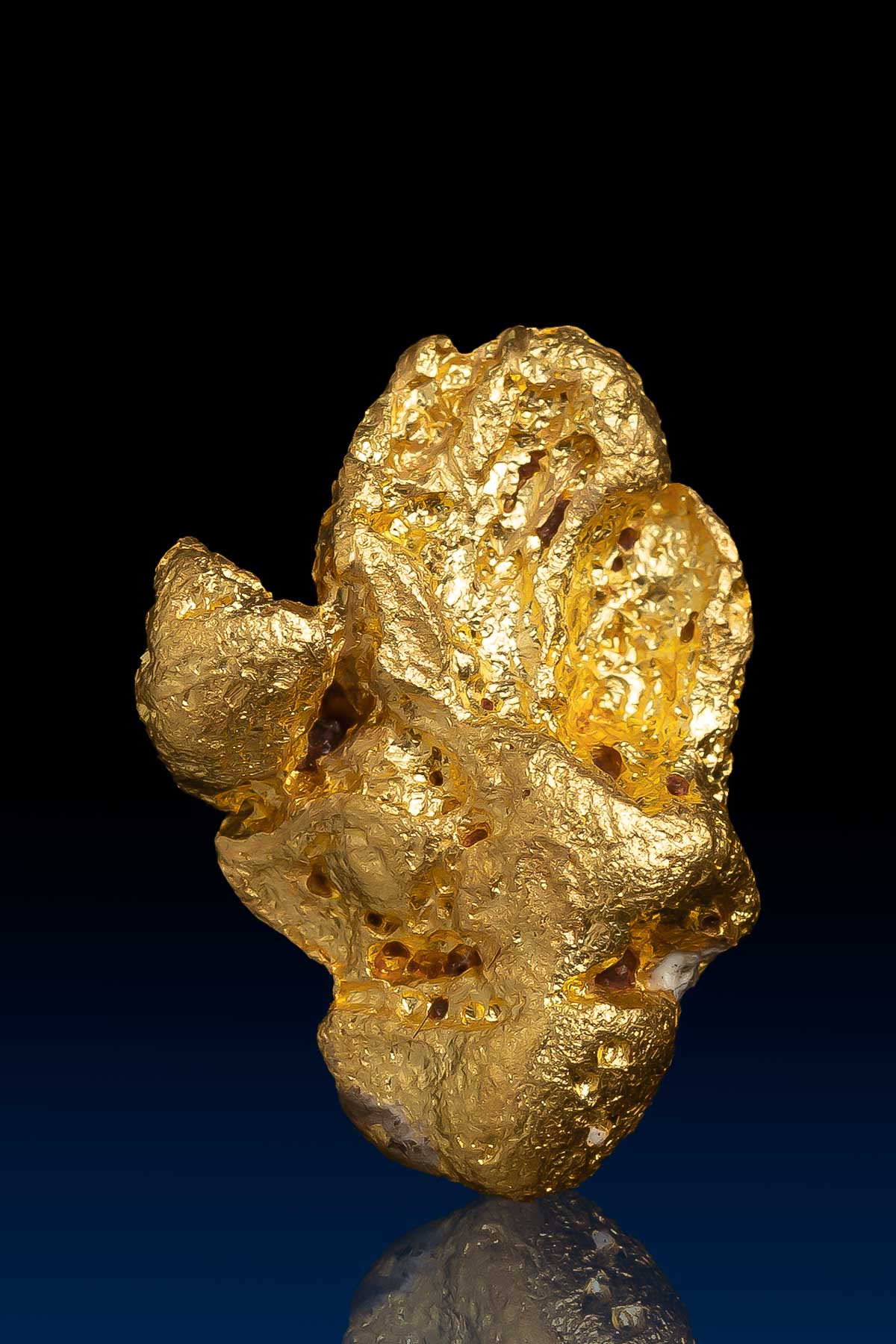 Chunky "Catcher's Mitt" Shaped Gold Nugget - Alta Floresta, BR