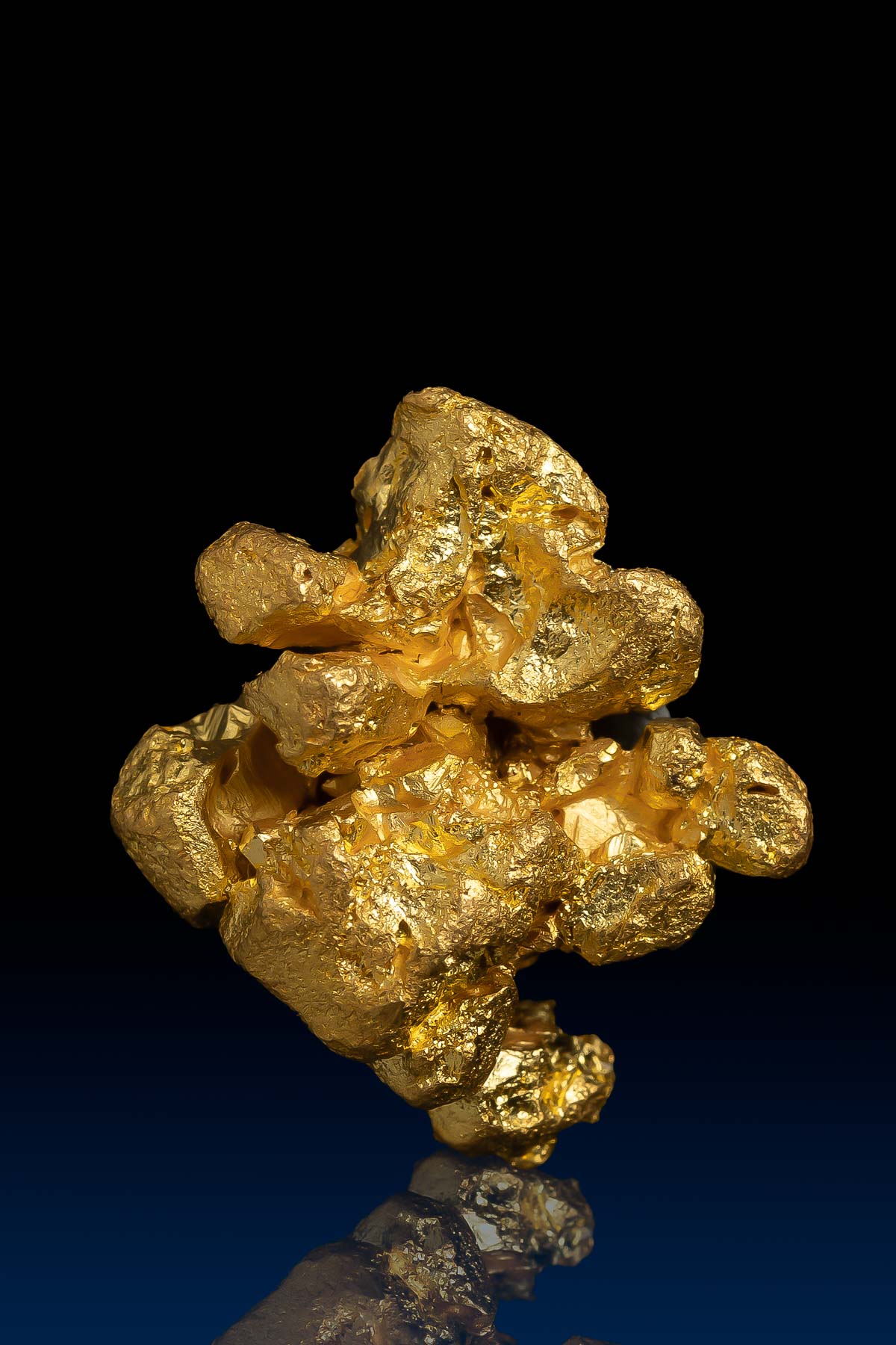 Outstanding "Pinwheel" Shaped Gold Crystal Nugget - Brazil
