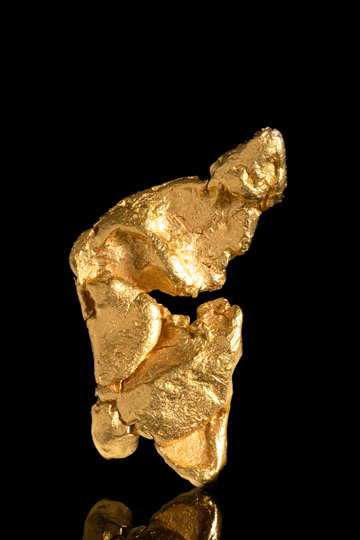 Unique Folded Leaf Gold Nugget from Alaska - 2021 Mining Season