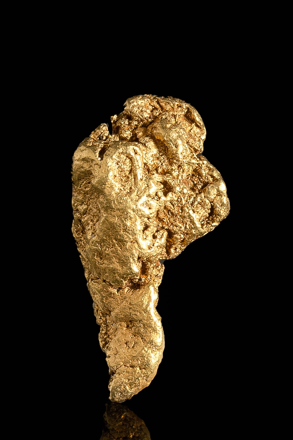 Staff Shaped Natural Gold Nugget - 3.35 grams
