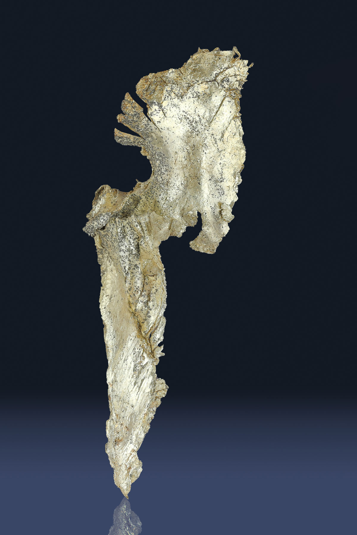 (image for) Tapered and Unique Electrum Gold Crystal - Round Mountain, NV