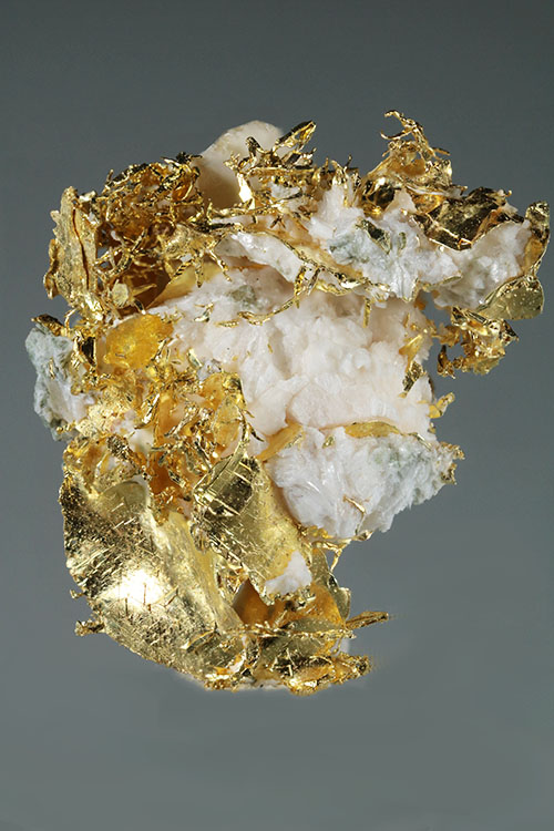 (image for) Olinghouse Mine Gold in Quartz Specimen