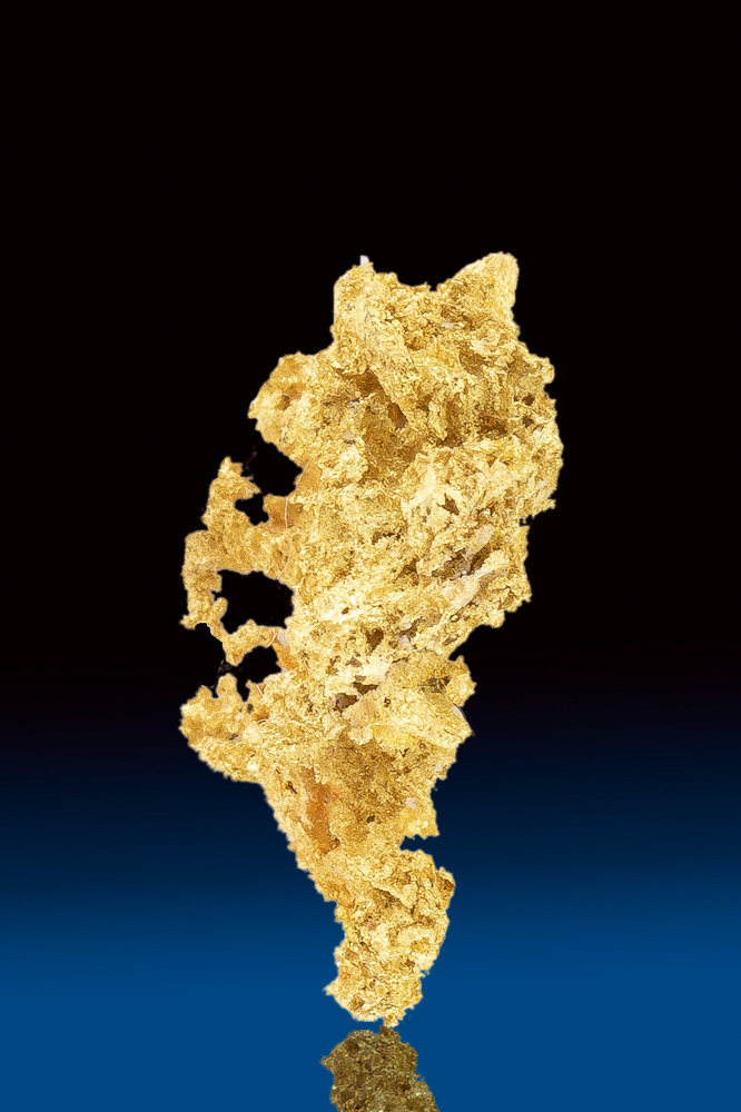 Intricate Rare Gold Crystal Sponge Specimen Sierra County, CA 55.