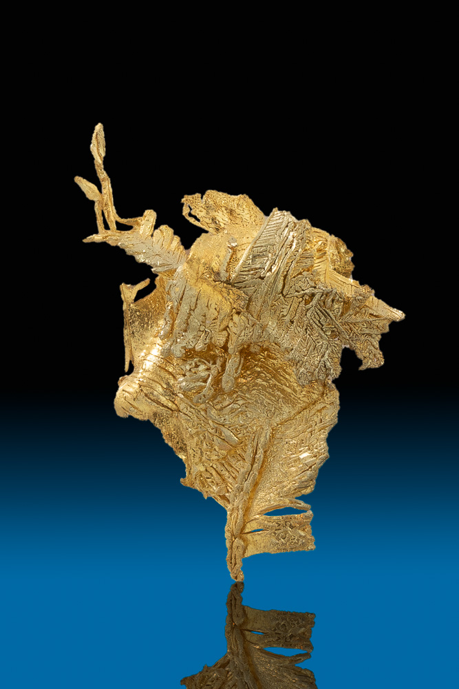 (image for) Stunning Dendritic Gold Crystal Specimen - Round Mountain