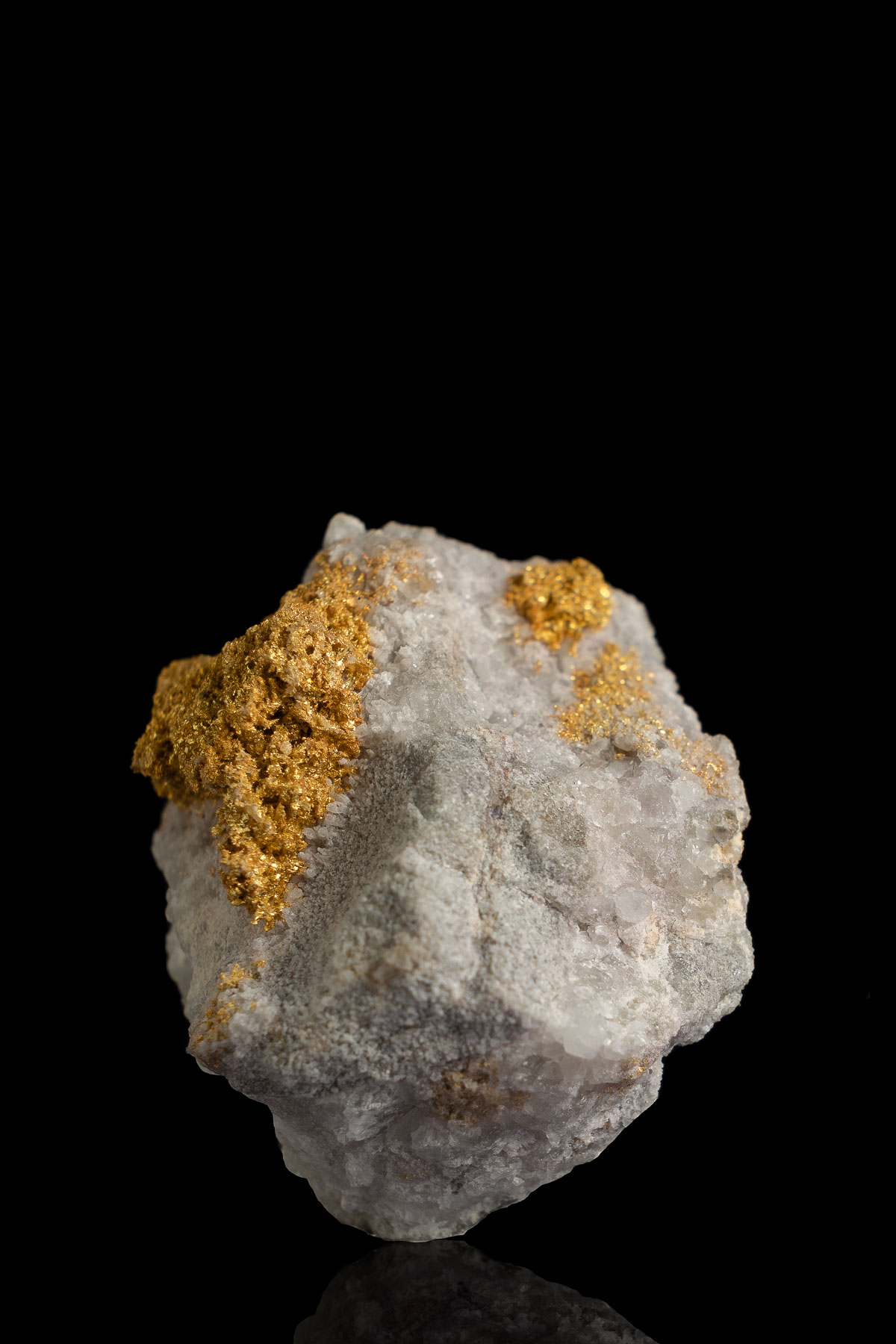 (image for) Crystalline Sponge Gold in Quartz - Orura, Bolivia