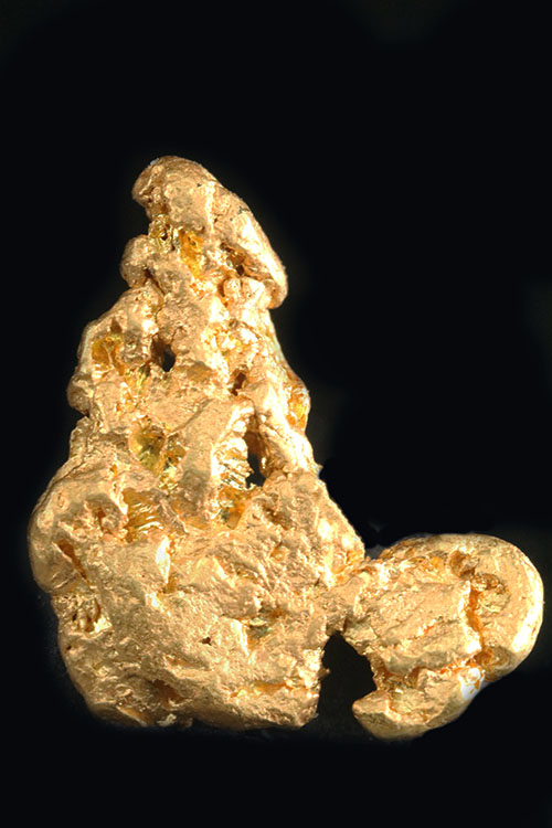 (image for) Venezuela Gold Crystal - Eroded Crystals