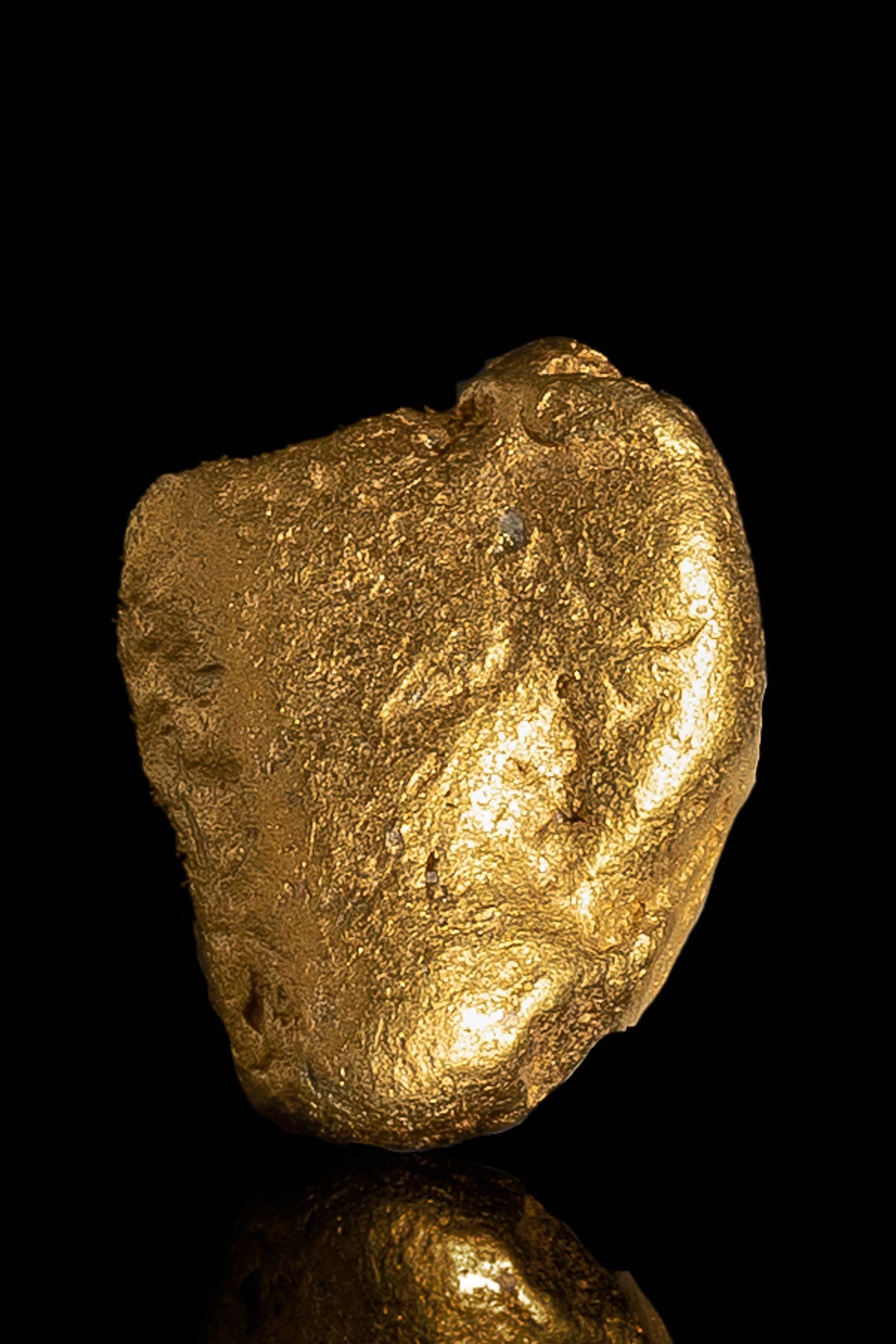 Smooth Round Natural Yukon Gold Nugget - 3.48 grams