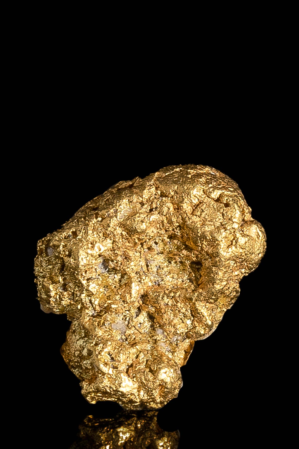 Rounded Rugged Yukon Natural Gold Nugget - 3.21 grams