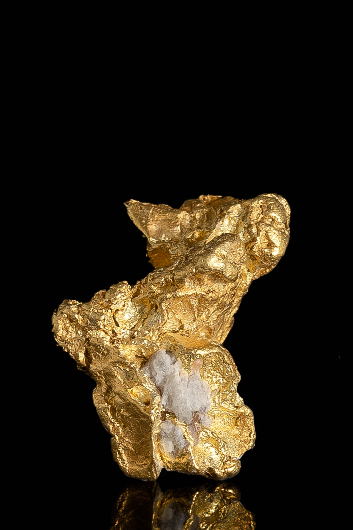 Sharp Zig Zag Gold Nugget from the Yukon