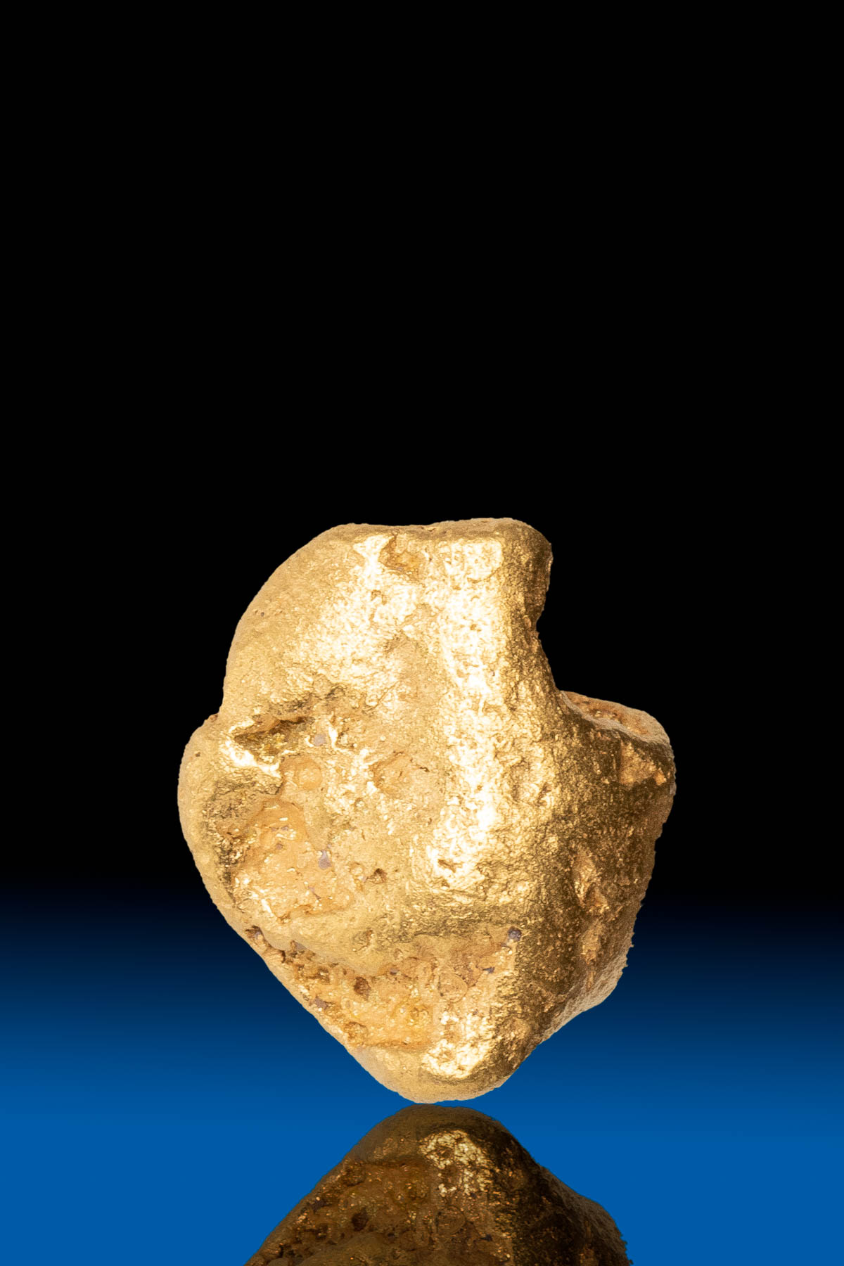 Round River Smooth Natural Yukon Gold Nugget - 4.65 grams