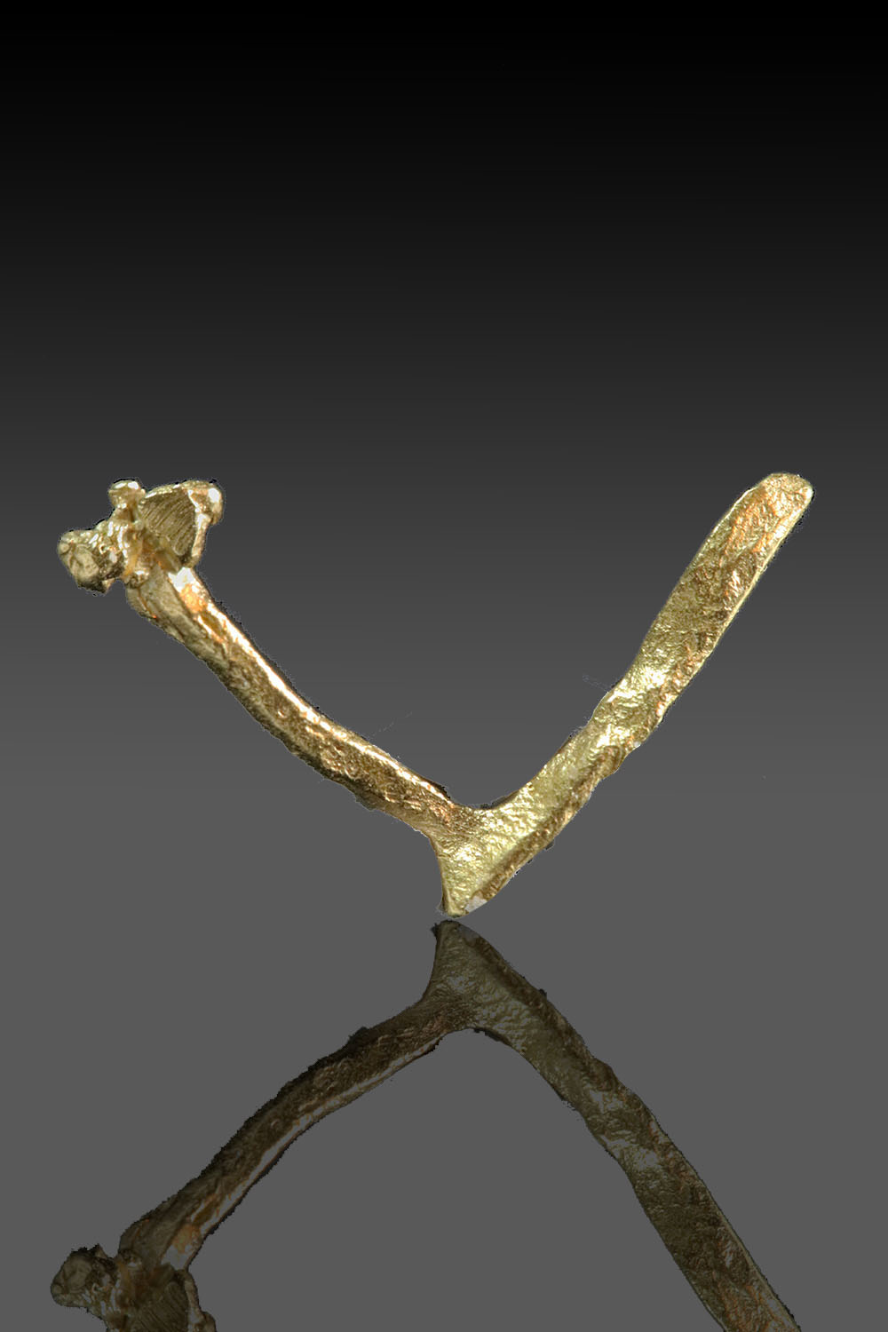 (image for) "Wishbone" Wire Gold Specimen from the yukon